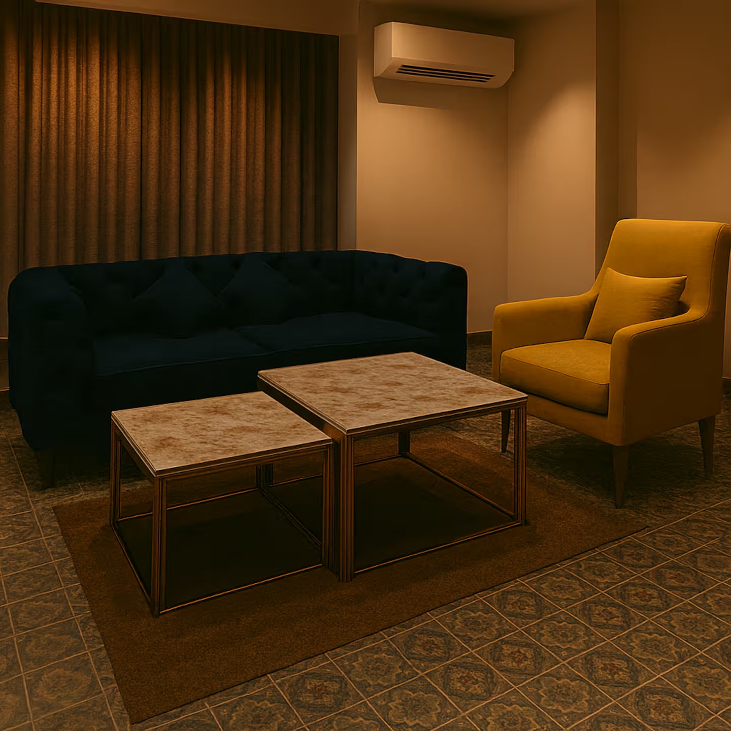 Luxe Lounge Area